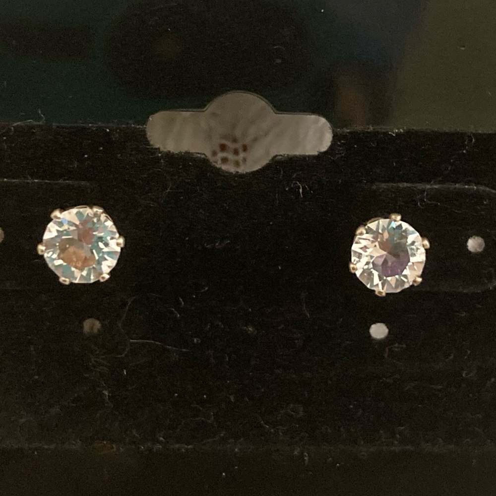 ULTRA Premium Austrian Crystal 6 prong Solitaire in Silvertone 1/2 cm